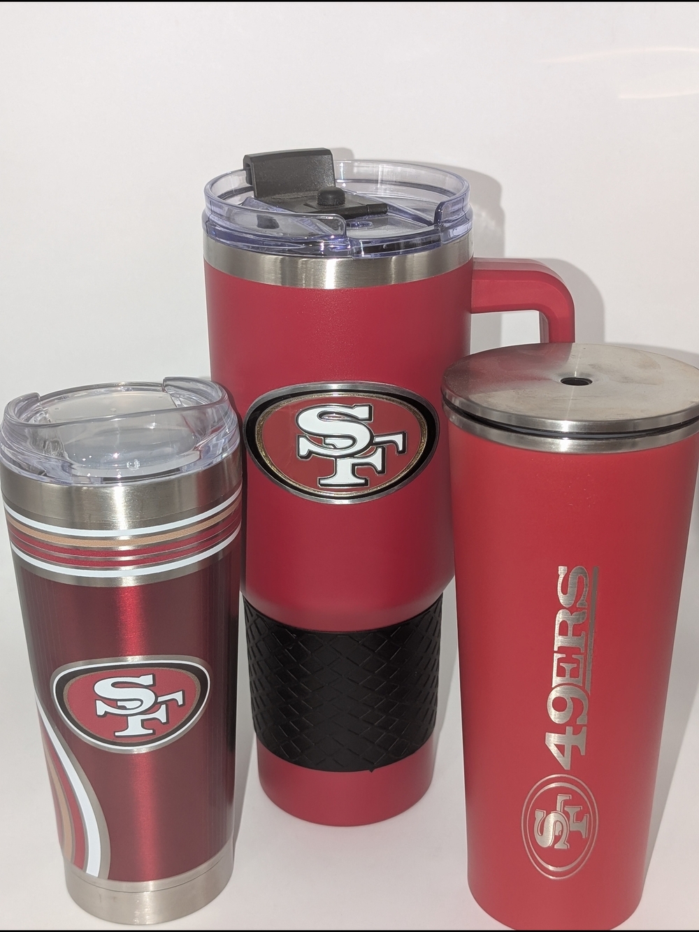 San Francisco 49ers  Stainless Steel Tumbler Bundle - Set of 3 Brandnew